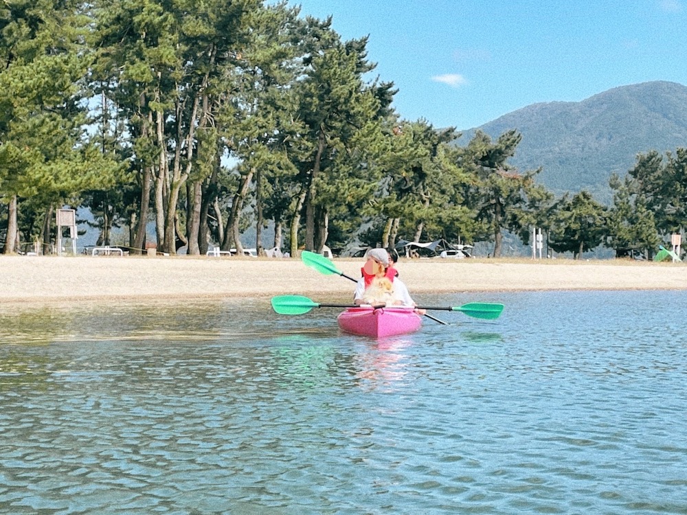 王子さんとカヌー